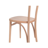 Wooden Restaurant Chair BOOMERANG Natural