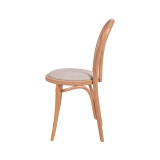 Wooden Restaurant Chair MONET 18 Beige Seat