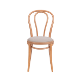 Wooden Restaurant Chair MONET 18 Beige Seat