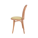 Wooden Restaurant Chair MONET 18 Pistachio Seat