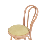 Wooden Restaurant Chair MONET 18 Pistachio Seat