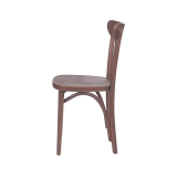 Wooden Restaurant Chair BOOMERANG Walnut