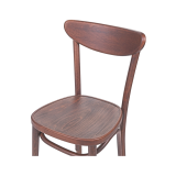Wooden Restaurant Chair BOOMERANG Walnut