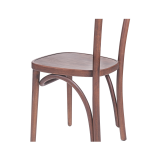 Wooden Restaurant Chair BOOMERANG Walnut