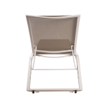Sun Lounger RIVIERA White-Beige