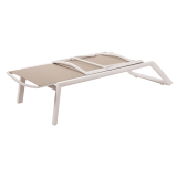 Aluminium Sun Lounger RIVIERA Beige