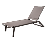Aluminium Sun Lounger RIVIERA Graphite