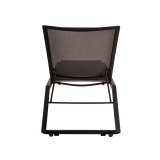 Sun Lounger RIVIERA Black-Silver
