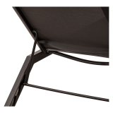 Aluminium Sun Lounger RIVIERA Graphite