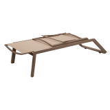 Sun Lounger RIVIERA Champagne-Beige