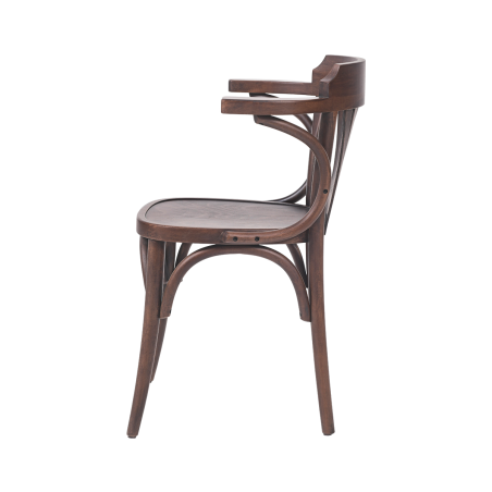 Wooden Restaurant Chair LEGEND ARM Walnut