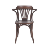 Wooden Restaurant Chair LEGEND ARM Walnut