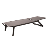 Aluminium Sun Lounger RIVIERA Graphite