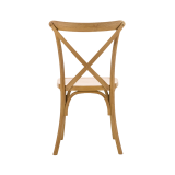 Wooden Wedding Chair CROSS-BACK WOOD Bright Rustic