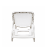 Plastic Sun Lounger  MARINA White