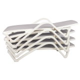 Plastic Sun Lounger MARINA Grey