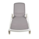 Plastic Sun Lounger MARINA Grey