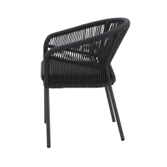 Technorattan Chair AUGUSTO Anthracite
