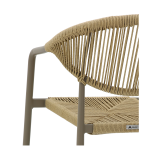 Technorattan Chair CESARE BAR Beige
