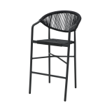Technorattan Chair CESARE BAR Anthracite