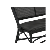 Technorattan Bench MATTEO BENCH Graphite
