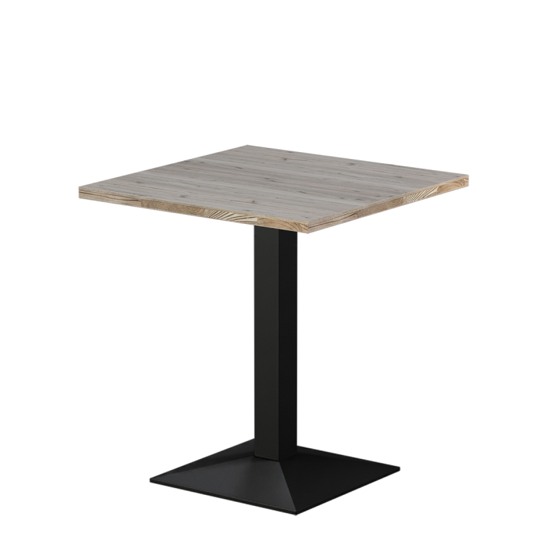 Bistro Table GIZA 68x68 Cortona Oak with Light Wood Edge