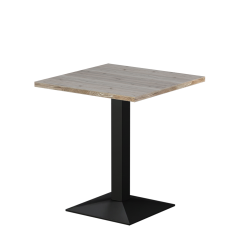 Bistro Table GIZA 68x68 Cortona Oak with Light Wood Edge