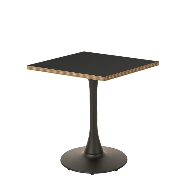 Bistro Table ARIOSO 68x68 Anthracite with Multiplex Edge