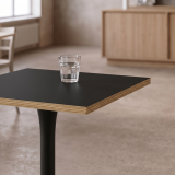 Bistro Table ARIOSO 68x68 Anthracite with Multiplex Edge