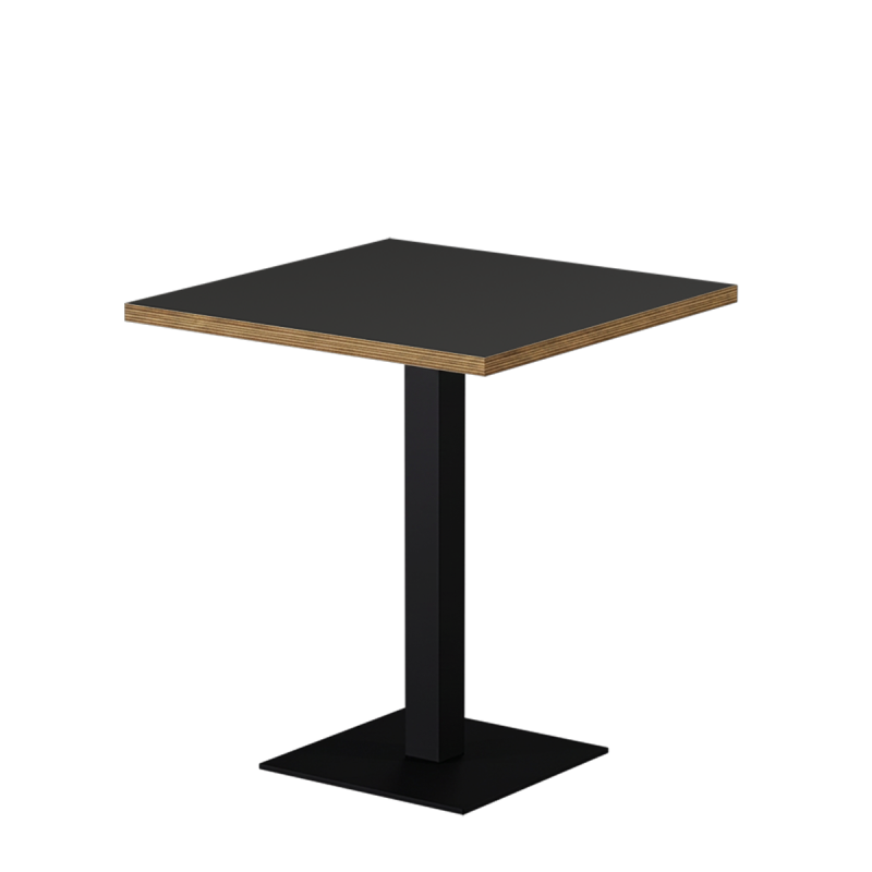 Bistro Table ALFA S 68x68 Anthracite with Multiplex Edge