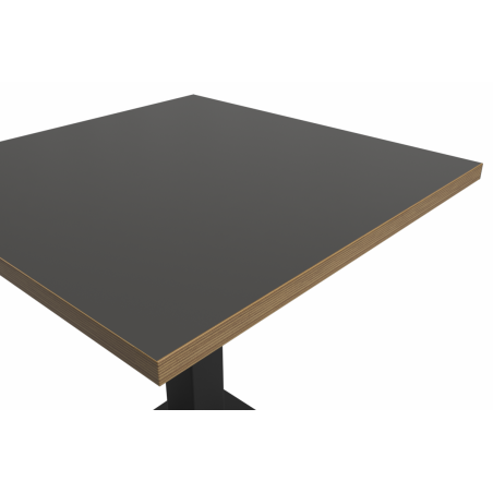 Bistro Table ALFA S 68x68 Anthracite with Multiplex Edge
