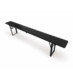 Beer Set WOODY SOLID 220x70 Black