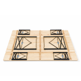 Beer Set WOODY SOLID 220x70 Pine