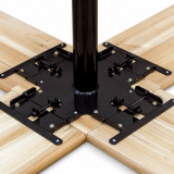 Beer Garden Table WOODY CROSS 241x241 Fir
