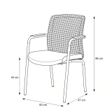 Training Chair FORMO Black-Grey