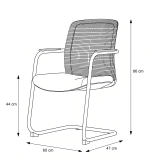 Training Chair QUADRA Black