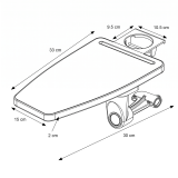 Writing Tablet for Chair FLOW