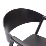 Wooden Restaurant Chair ARDEN Black