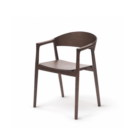 Wooden Restaurant Chair ARDEN Smoky