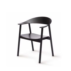 Wooden Restaurant Chair HORIZON Black