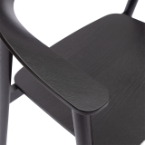 Wooden Restaurant Chair HORIZON Black