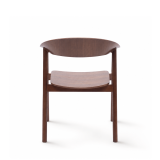 Wooden Restaurant Chair HORIZON Walnut