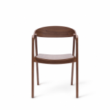 Wooden Restaurant Chair FUTURA Walnut