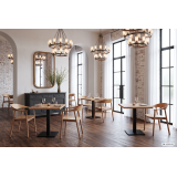 Wooden Restaurant Chair HORIZON Natural