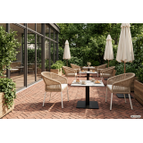 Cafe table ALFA CAFE with HPL tabletop