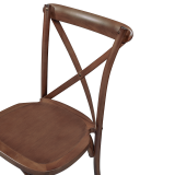 Wooden wedding chair CROSS-BACK WOOD Walnut