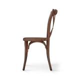 Wooden wedding chair CROSS-BACK WOOD Walnut