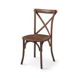 Wooden wedding chair CROSS-BACK WOOD Walnut