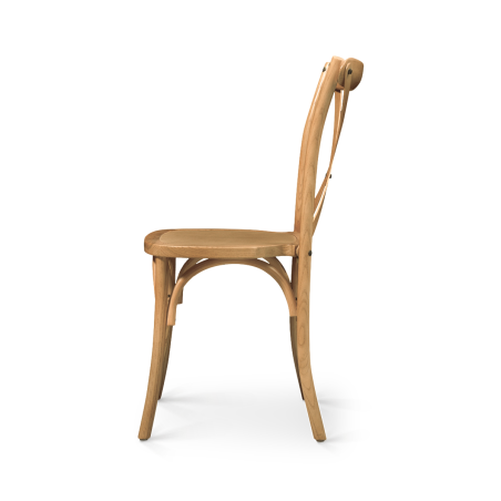 Wooden wedding chair CROSS-BACK WOOD Light Oak
