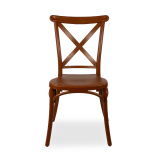 Wedding chair CROSS-BACK FIORINI brown
